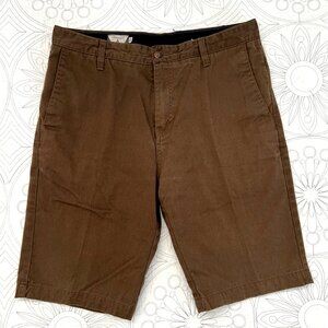VOLCOM Brown V Monty Shorts Casual Chino Outdoor Skate A09313SO